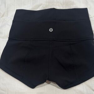 lululemon athletica Black High-Rise Bike Shorts